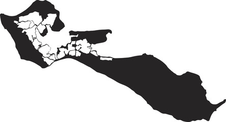Ile de Ré, logo, silhouette