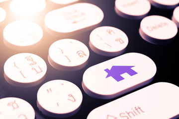 Home symbol on keyboard