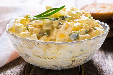 Egg salad with chives