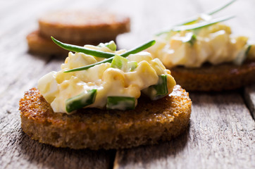 Sandwich with egg salad