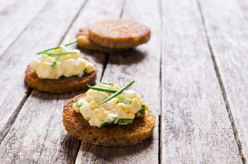 Sandwich with egg salad
