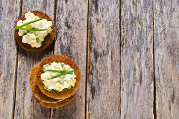 Sandwich with egg salad
