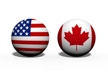 The United States of America and Canada working together