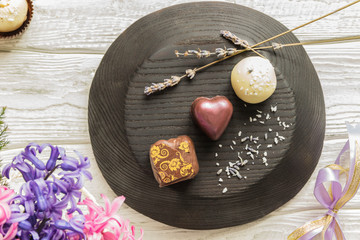 Assorted candy handmade,bouquet of flowers