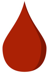 Fototapeta premium Blood drop icon