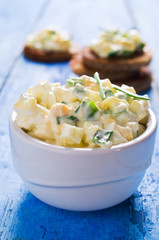 Egg salad with chives