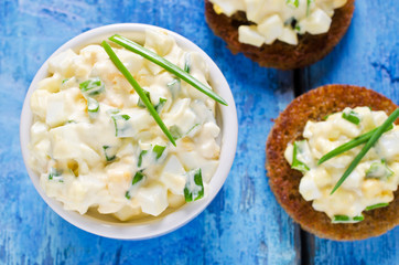 Egg salad with chives