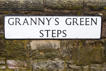 Granny's Green Steps in Edinburgh, Scotland.