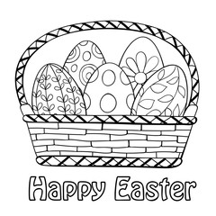 Hand  drawn Easter card