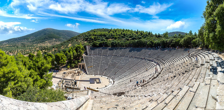 Epidaurus Amphitheater in Greece