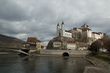 Obraz premium Aarburg Castle in Switzerland
