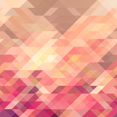 Vector geometric background with triangles. Colorful low poly background for card, poster, wallpaper.
