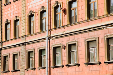 facade of an old historic building in Russia