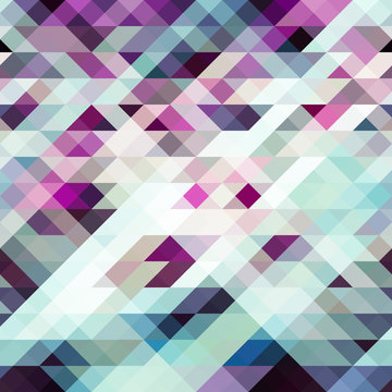 Vector geometric background with triangles. Colorful low poly background for card, poster, wallpaper.