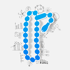 Drawing business formulas: rosary