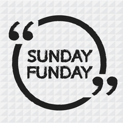 SUNDAY FUNDAY Illustration Design