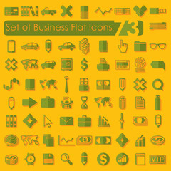 Set of business icons
