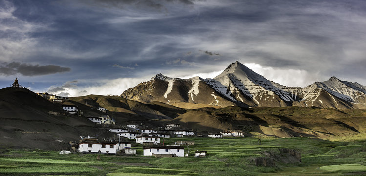 Langza Village, Spiti Valley, Himachal Pradesh, India