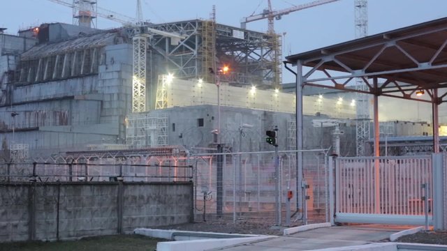 The fourth block of the Chernobyl nuclear power plant. The consequences of the accident at the Chernobyl nuclear power plant.