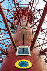Close up of an old red Lighthouse (Sandhammarens fyr) © Rolf G. Wackenberg