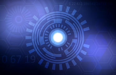 Technology Background. Abstract Vector Hi-Tech Background