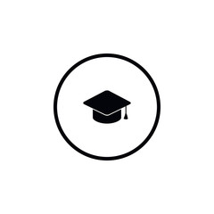 Icon graduation cap.