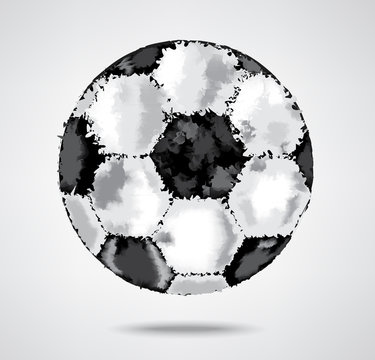 soccer ball  abstract design