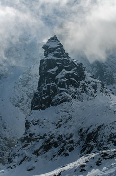Mnich ,Wysokie Tatry zimą