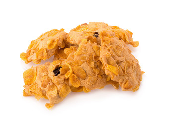 Homemade fresh cookies isolated