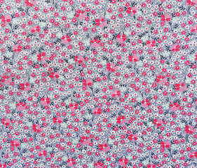 Floral textile or cloth, macro shot          