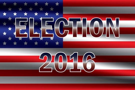 USA election 2016 background