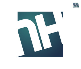 NH Initial Logo for your startup venture