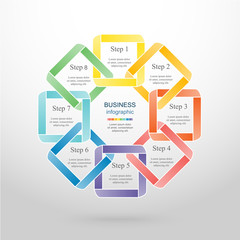 Vector infographic template