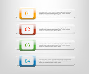 Vector lines infographic.