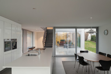 Modern white kitchen