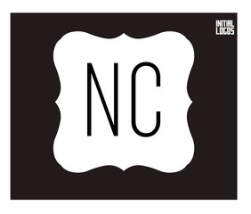 NC Initial Logo for your startup venture