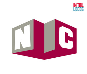 NC Initial Logo for your startup venture