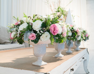 marriage portion with flowers