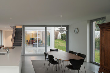 Interior, dining table