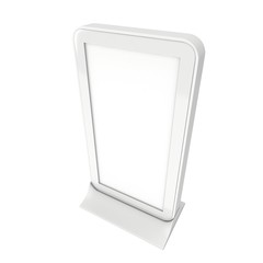 Trade show booth LCD kiosk stand.