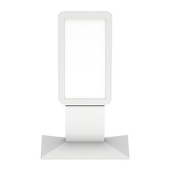 Trade show booth LCD kiosk stand.