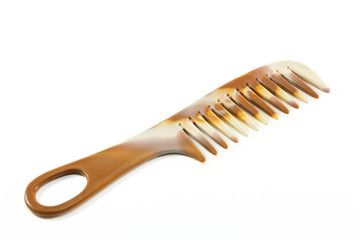comb on white background.