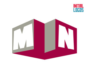 MN Initial Logo for your startup venture