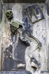 Dancing Skeleton Stonework
