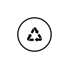 Obraz premium Icon waste processing.