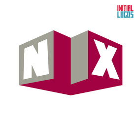 NX Initial Logo for your startup venture