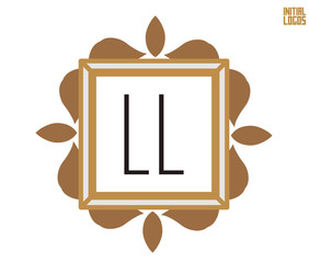 LL Initial Logo for your startup venture