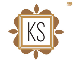 KS Initial Logo for your startup venture