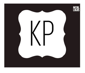 KP Initial Logo for your startup venture