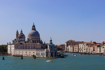 Fototapeta premium view at Churches at St Marco piazza in Venice, Italy from Grand